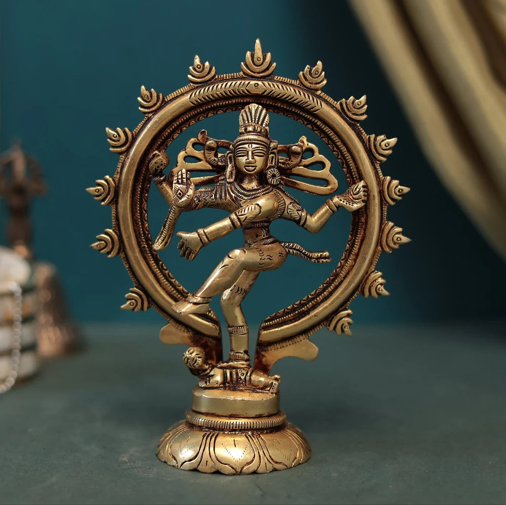 Nataraja Brass Sculpture, Shiva Murti