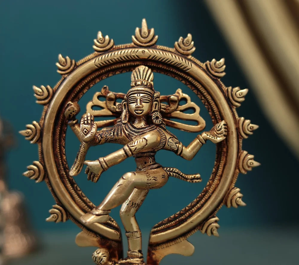 Nataraja Brass Sculpture, Shiva Murti