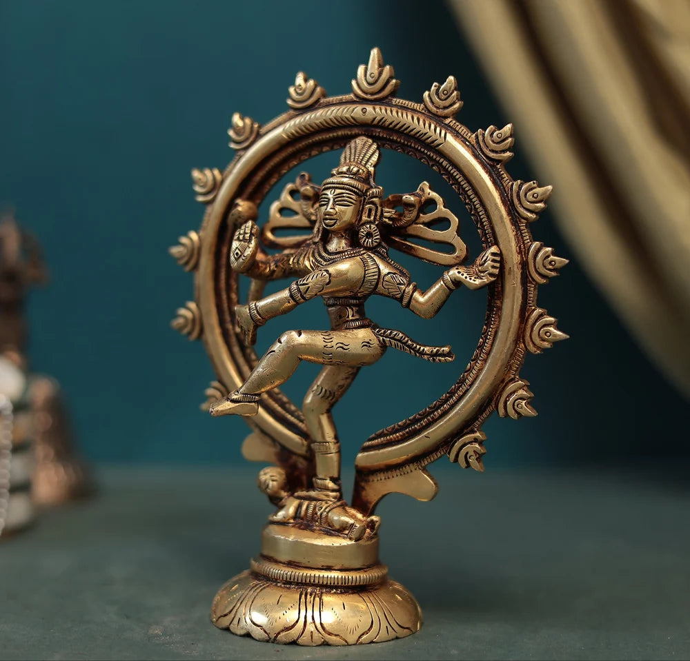 Nataraja Brass Sculpture, Shiva Murti