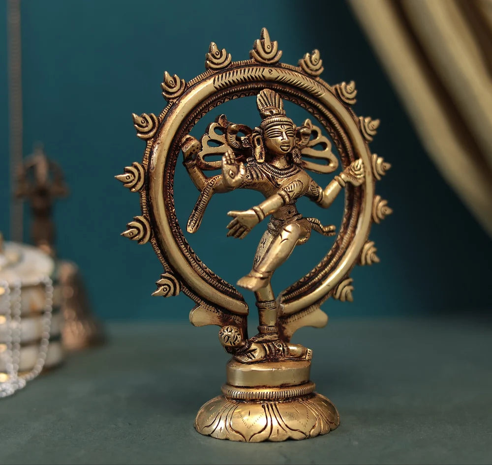 Nataraja Brass Sculpture, Shiva Murti