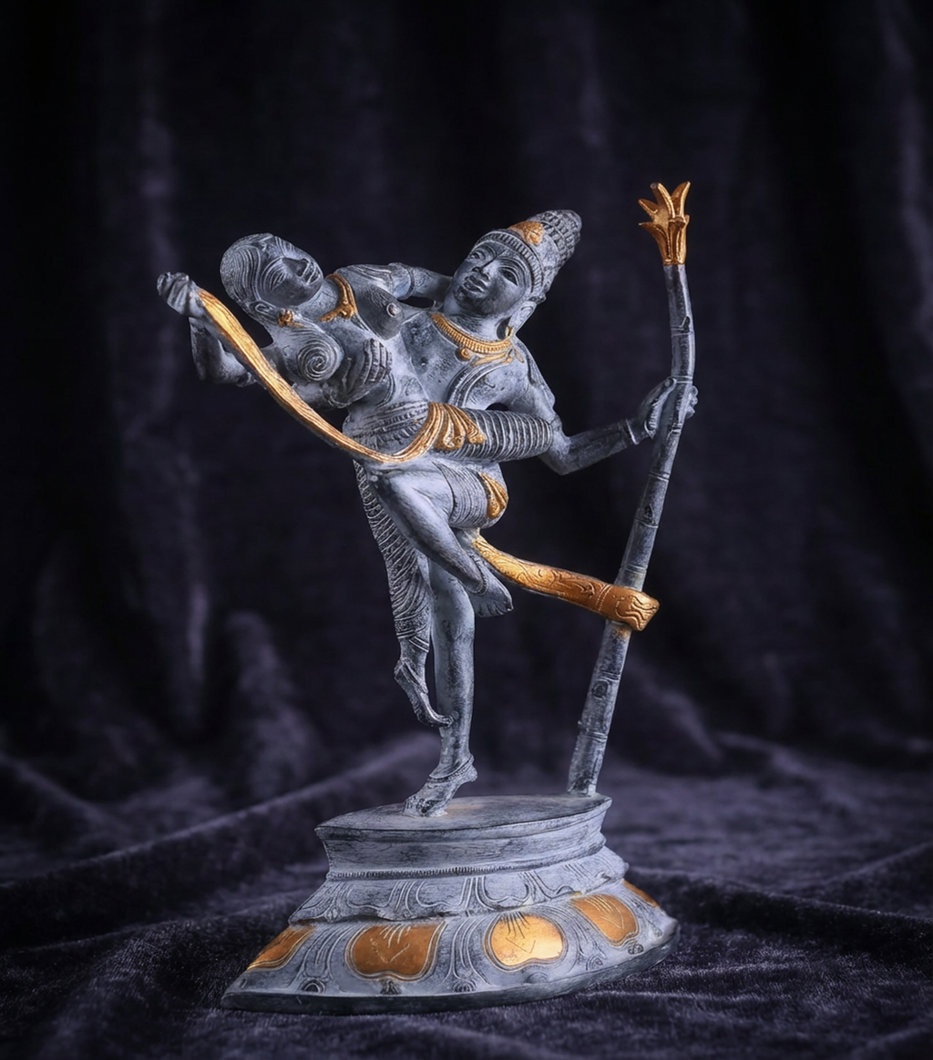 Kama Deva Brass Idol | 13 Inch Fine Handcrafted Statue (6kg) | Hindu God of Love & Desire | Premium Brass Sculpture | Home Temple Decor