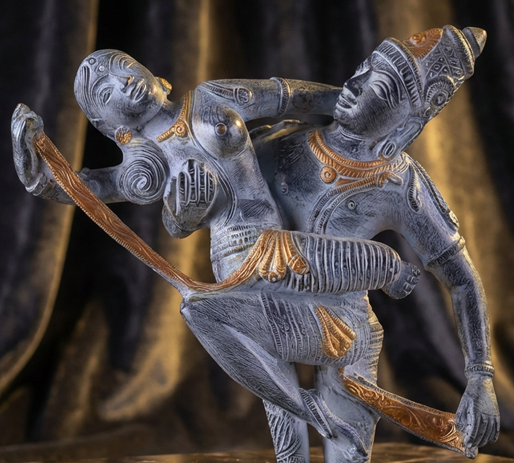 Kama Deva Brass Idol | 13 Inch Fine Handcrafted Statue (6kg) | Hindu God of Love & Desire | Premium Brass Sculpture | Home Temple Decor