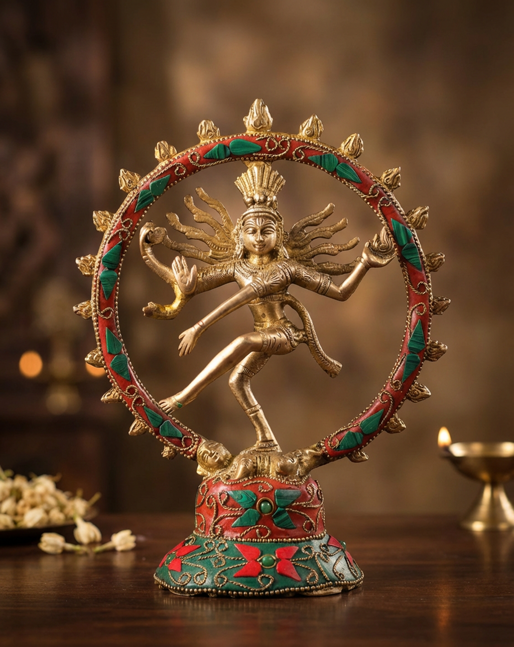 Decorative Brass statue of Shiva Natraja
