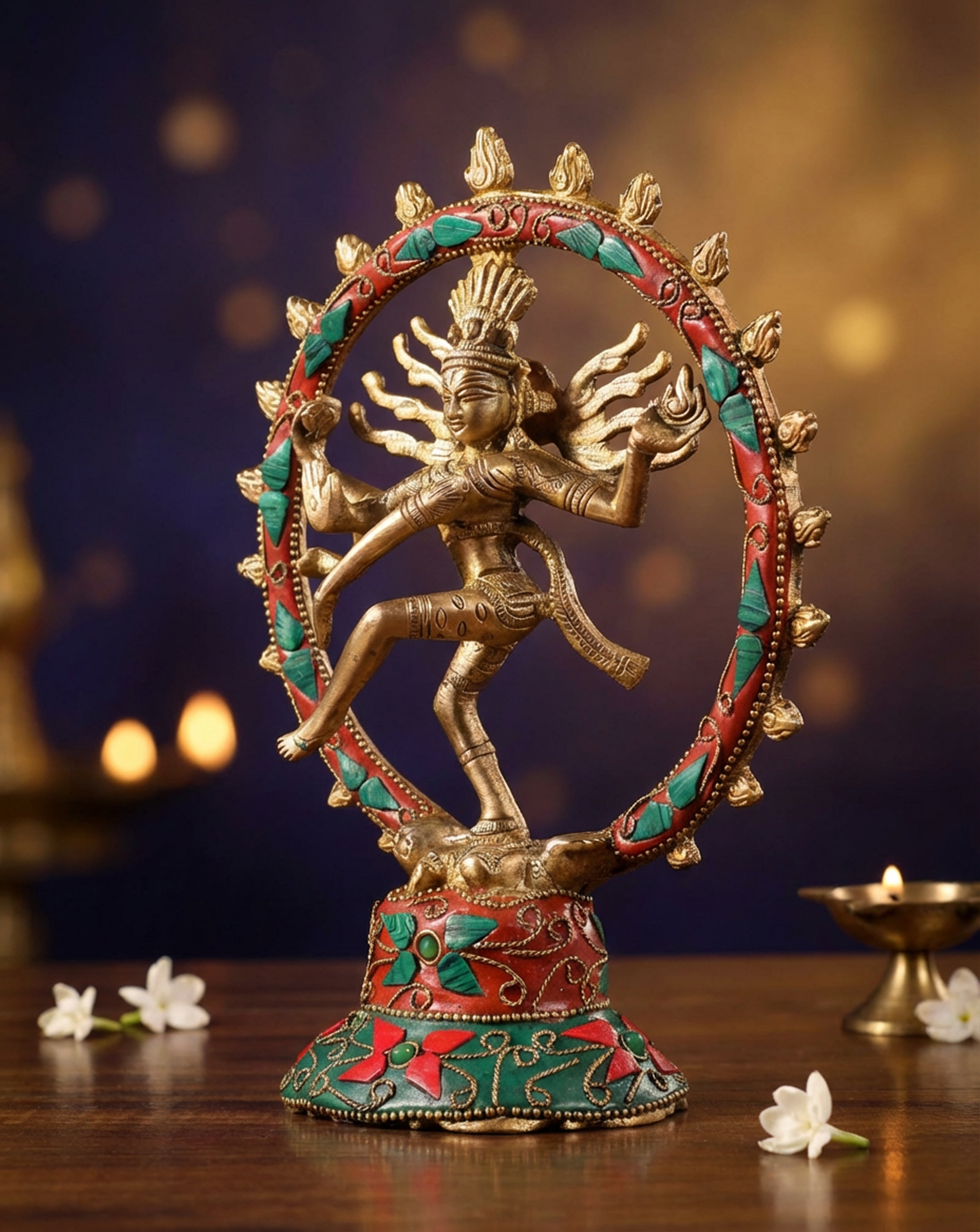 Decorative Brass statue of Shiva Natraja